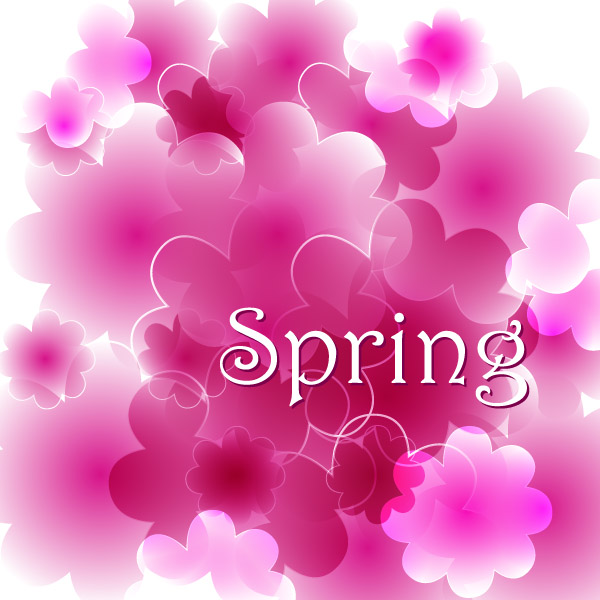 free vector Spring vector background 3